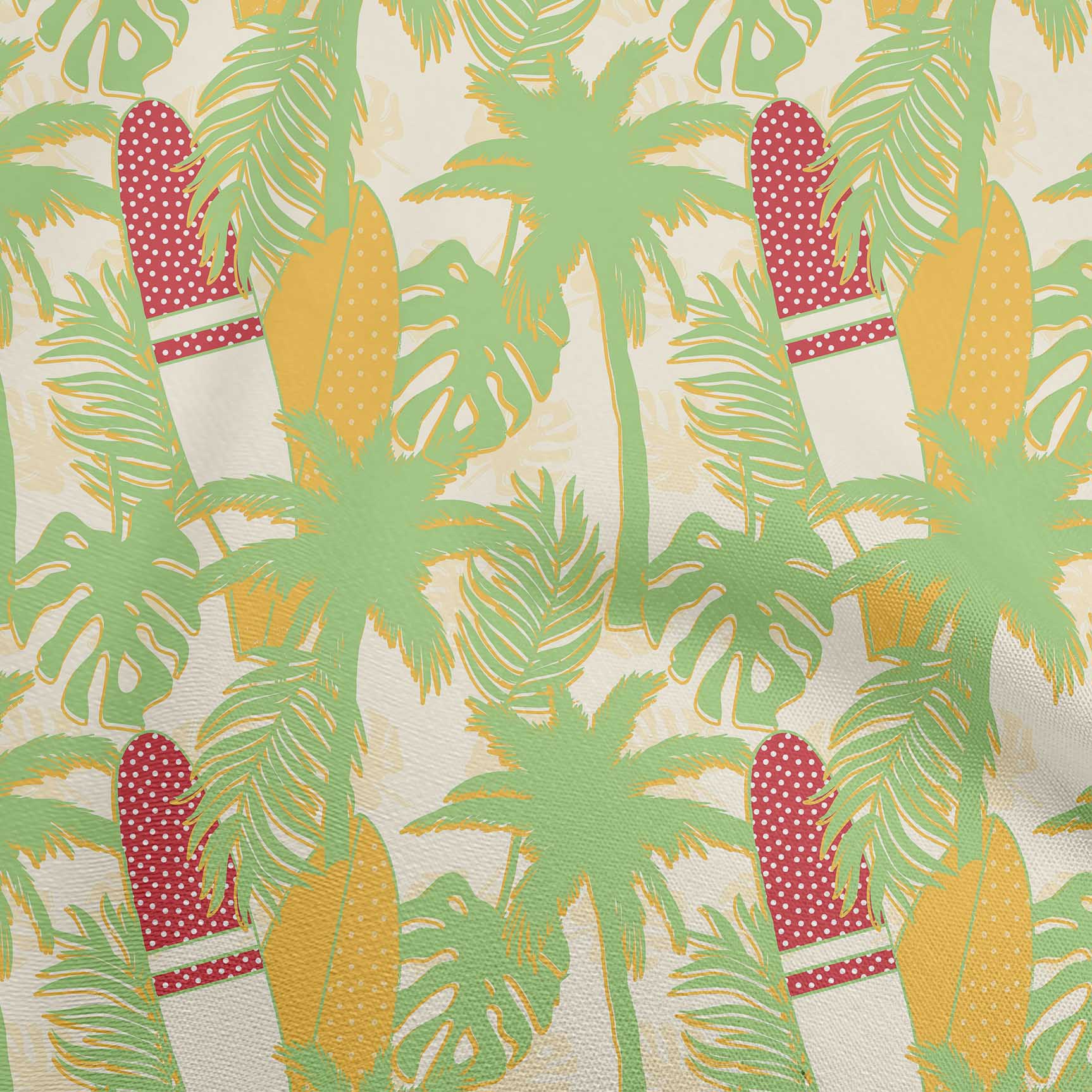 

OneOone Cotton Flex Brown Fabric Tropical Sewing Ремісничі проекти Друк на тканині 40 дюймів 42 Inch Wide - Viscose Chiffon світло-зелений колір