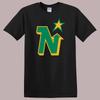 Minnesota North Stars Erloschenes Eishockeyteam Throwback Schwarz Größe S-5XL