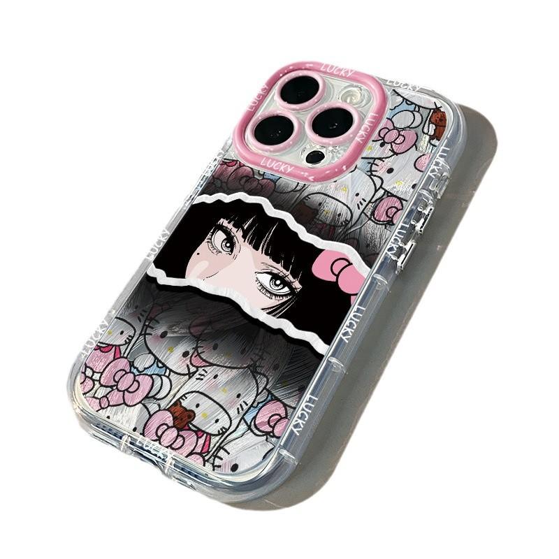 IPhone 16 Promax Phone Case 14 Apple 15 Cream Feather Yarn 12 All Inclusive 11 Ultra Thin