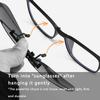 Men Fashion Square Polarized Clip-On Flip Up Metal Frame Clip Sunglasses
