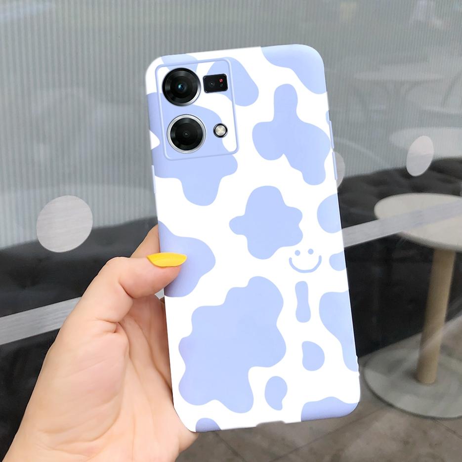 Für Oppo Reno7 4G Hülle CPH2363 Oppo F21 Pro 2022 Schöne Kunst Bemalte Abdeckung Weiche TPU Handyhülle Für Oppo Reno 7 F21 Pro Rückseite