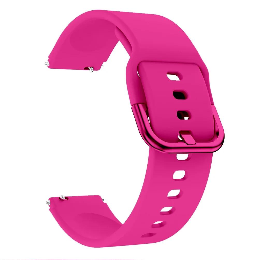 Suitable for Garmin Vivoactive 4S Venu 2S Replacement Band 18mm Replacement Silicone Wrist Strap Bracelet Band Soft and Durable