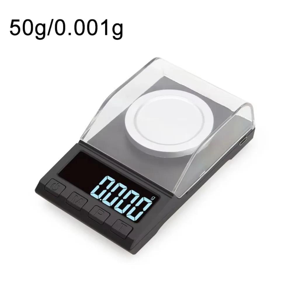 200g/100g/50g/20g/10g 0.001g Precision Digital Scale High Precision Portable Electronic Balance Scale Durable Dustproof