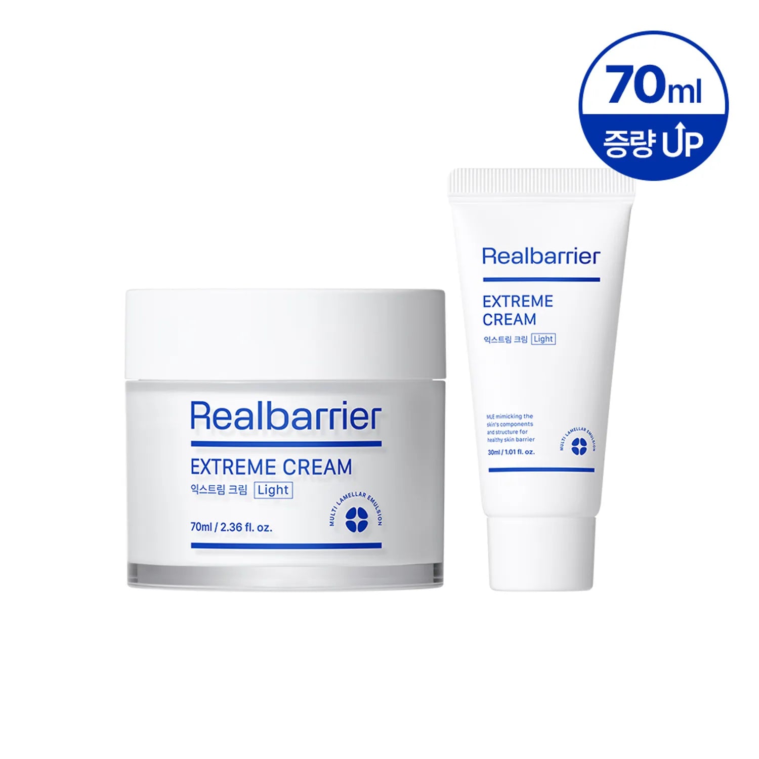 Set Real Barrier Extreme Cream Light 70ml+30ml 70ml+30ml Set