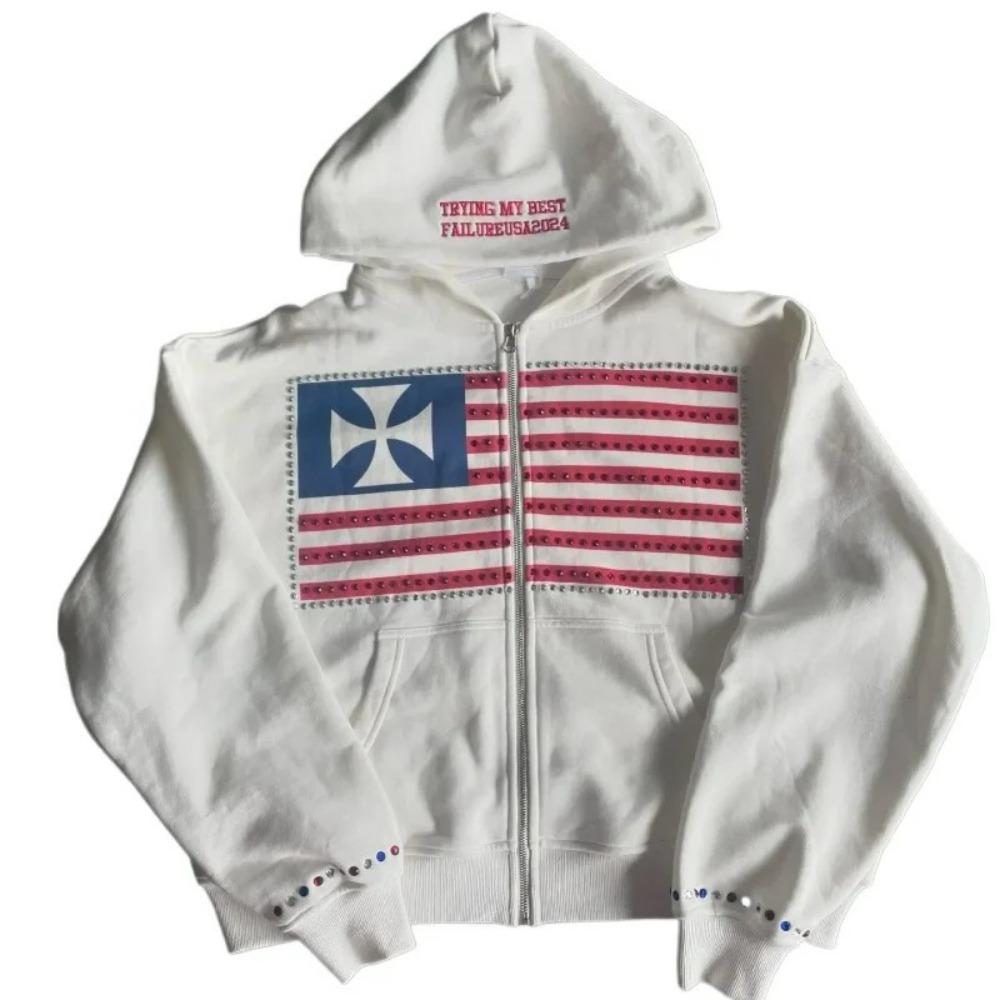 STREETRICH  New Design Women Hoodie Harajuku Y2k Loose Sweater with Zipper