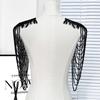 1PC Unisex Party Costume Epaulettes Glittering Shoulder Wrap Epaulet  Stage Performances