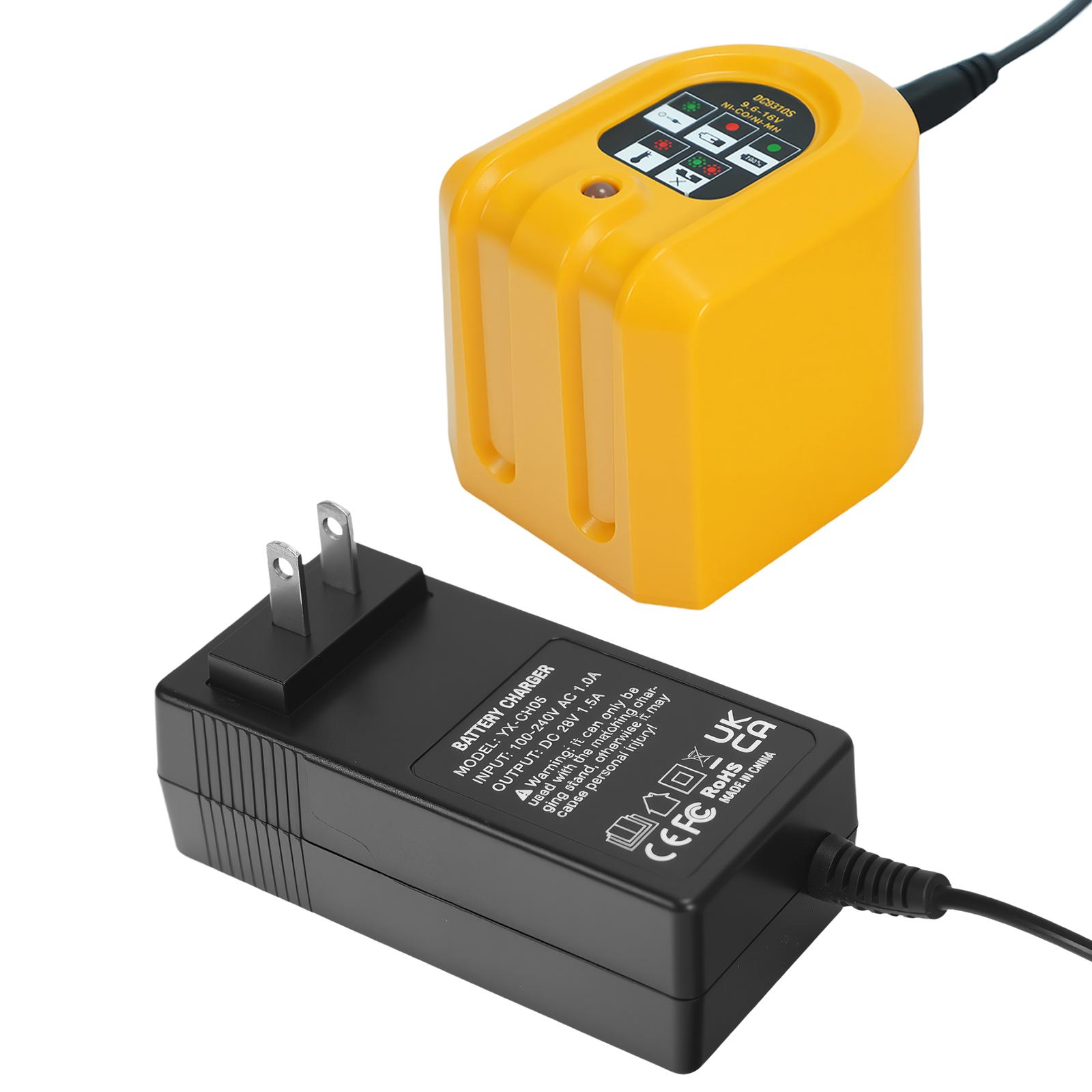 

Зарядное устройство DC9310 Replacement для NiCD и NiMH аккумуляторов 7.2V 9.6V 12V 14.4V 18V Зарядное устройство DC9098 DC9096 DC9091 DE9057 DW9072 EU