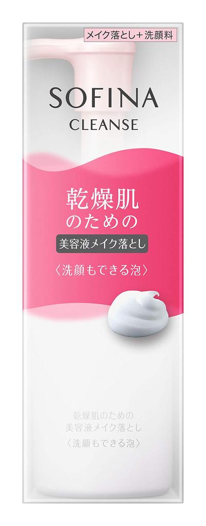 Sofina serum makeup remover for dry foam that can also be used to wash your 150ml skin, face,