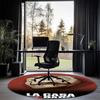 La Casa De Papel Printed Round Rug Carpet Chair Rug Area Rug Entryway Doormats,for Office Chair Living Room Bedroom Kitchen Room.