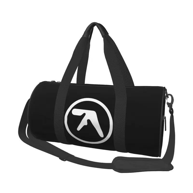 

Aphex Twin Logo Print Travel Duffel Bag Waterproof Sports Tote Gym Bag Unisex Weekender Overnight Bags Carry on Luggage Bags