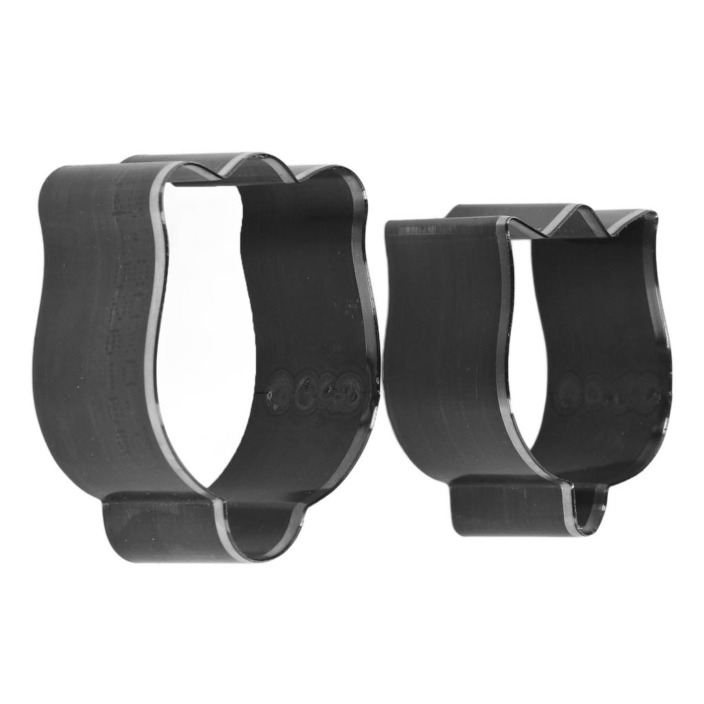 2 Pcs Flower Leather Cutting Die 48mm 58mm Alloy Steel Flower Shape Leather Die Cutter for Crafts
