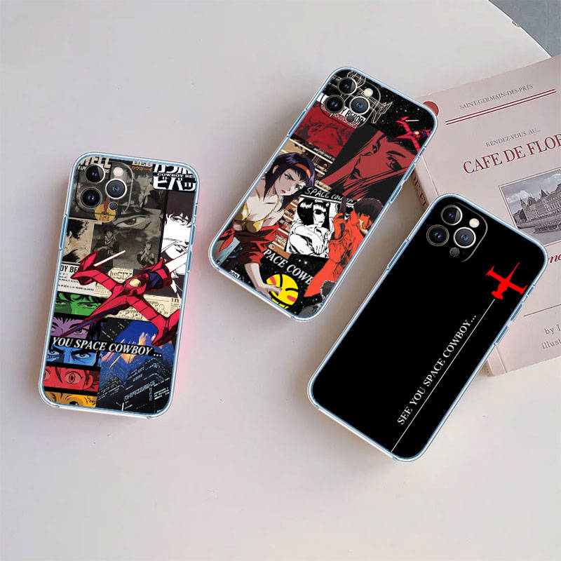 JO12 Cowboy Bebop Phone Case for Motorola E22S E7 G6 G7 G8 G9 Plus Power Play G10 G20 G04 E30 E40 E22 E20 E13 G22 G23 G Stylus Play