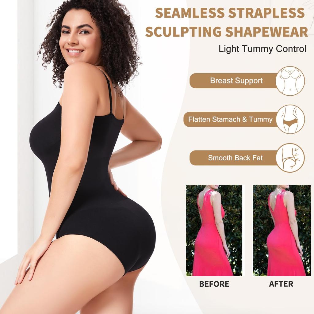 Body bez ramiączek Body dla kobiet Wyszczuplające brzuch Urządzenie do modelowania sylwetki Bezszwowe body rzeźbiące pod sukienkami Trenażer talii Wyszczuplające trykoty Topy