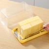 Convenient Butter Cutting and Storage Container Butter Dish with Lid Plastic Butter Container Suitable for Butter