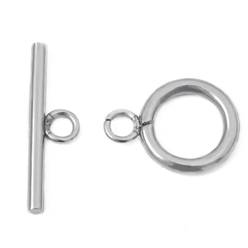 Stainless Steel Lobster Clasp End Cap for Beading Jewelry Accessories