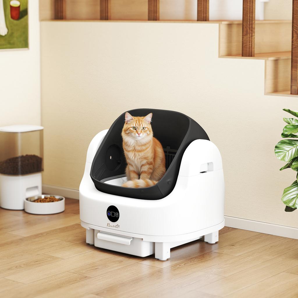 Self-Cleaning Cat Litter Box, 42.7L Litter Box for Cats 1-5 Kg
