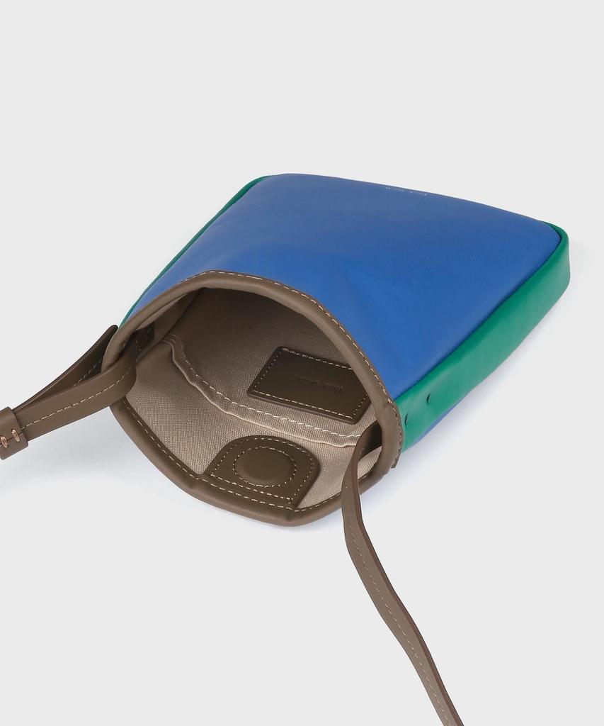 Soft leather mini shoulder bag