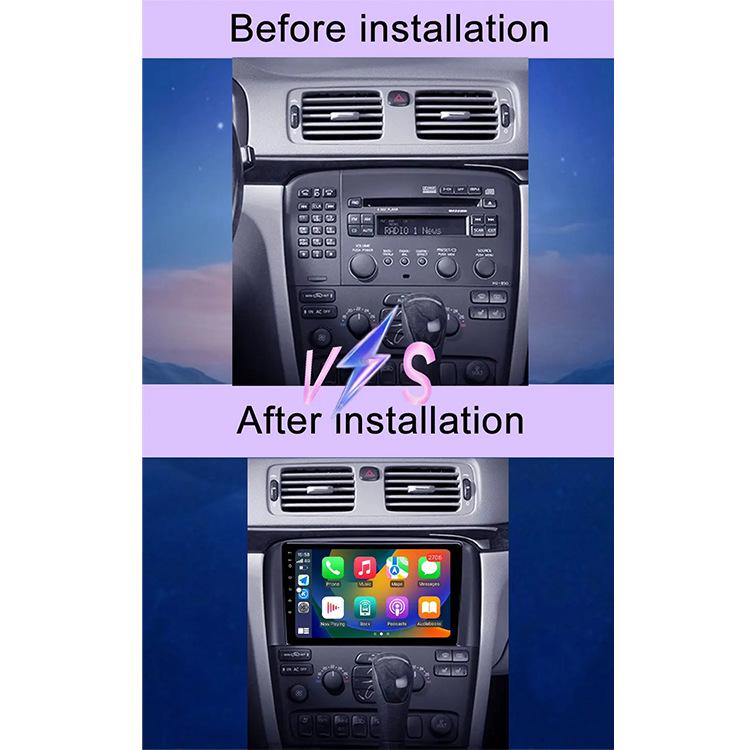 Volvo S80 Compatible GPS Navigation & Android HD Smart Central Control with Reverse Camera and CarPlay.