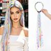 Plüsch Maillard-farbenes Stirnband mit langen Quasten Bohemian Haaraccessoire Geeignet für Damenpartys