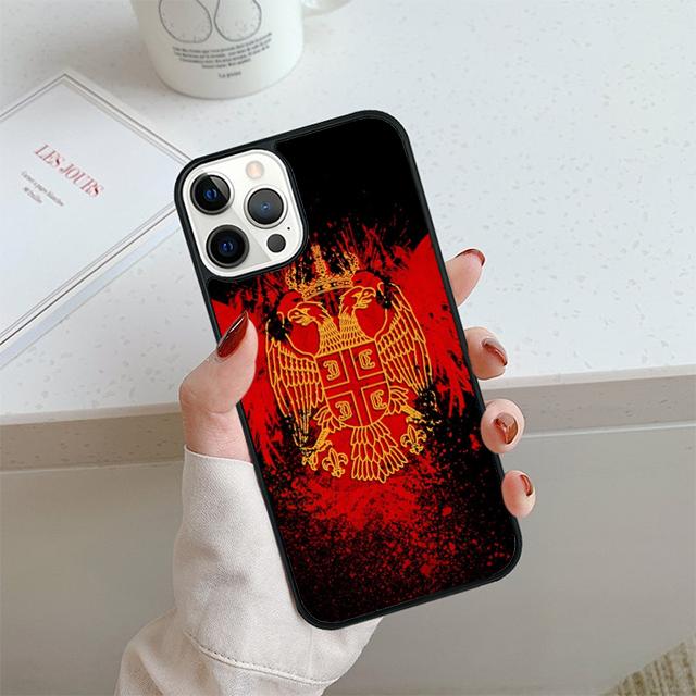 

Serbia Flag Phone Case For iPhone 17 Air 13 12 14 15 16 Cover For Apple iPhone 17 Air 14 15 16 Pro Max 6S Plus Coque iPhone 17pro