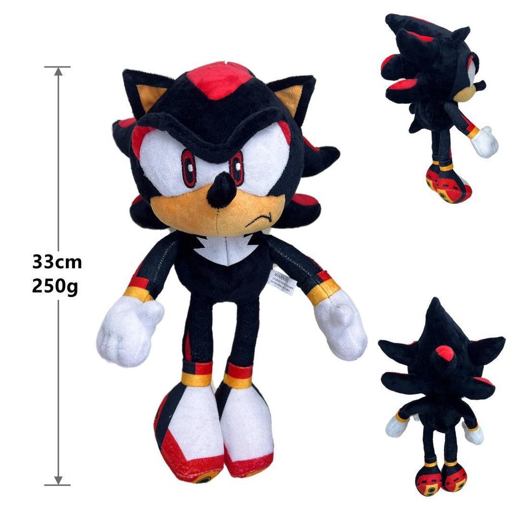 Hedgehog Sonic Plush Toy Backpack - Super Sonic & Tails Doll Set