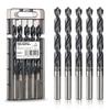 toolant Cobalt Drill Bit Set for Metal and Steel (Pro), Titanium Aluminum Nitride Coated (TiAlN) with Point Tip, for Hardened Metal, Stainless Steel,