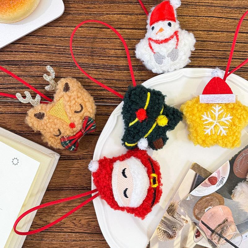 Weihnachtsbaum Anhänger Plüschtiere Weihnachtsmann Weihnachtsbaum Kamera Anhänger Raum Rucksack Dekoration Kinder Weihnachtsgeschenk