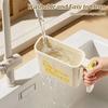 Lazy No Wash Instant Noodle Bowl with Fork Heat-resistant Lunch Box Food Grade Material Instant Food Ramen Bento Box Reusable