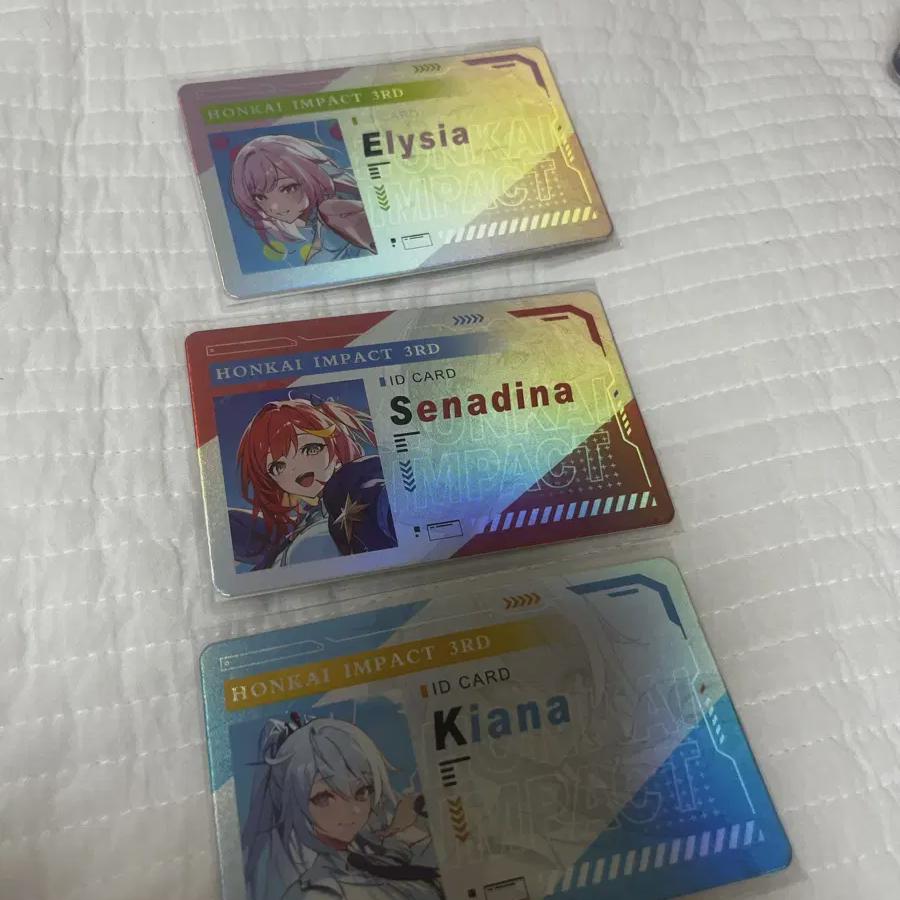 

[hoyo Land] Character Id Card Senadia, Elysia, Kiana