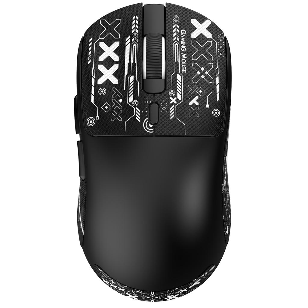 T68 Lightweight Mouse with 3 Modes Connectivity 2.4G BT Wired 6 Adjustable Speeds for Gaming Work