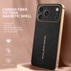 For iPhone 17 Pro Max Case Anti Scratch Litchi Texture TPU Leather PU Phone Back Cover