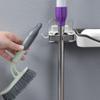 3 In1 Mop Soap Holder Household Mop Clip Wall Mount Hook Bathroom Drain Rack Soap Holder Broom Card Holder for Kitchen