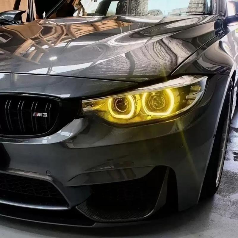 Yellow Angel Eyes DRL Boards For BMW M3 M4 X3 X5 X6 F06 F80 F32 F82 E92 Xenon Headlight Daytime Running Lights Chip 63117263051