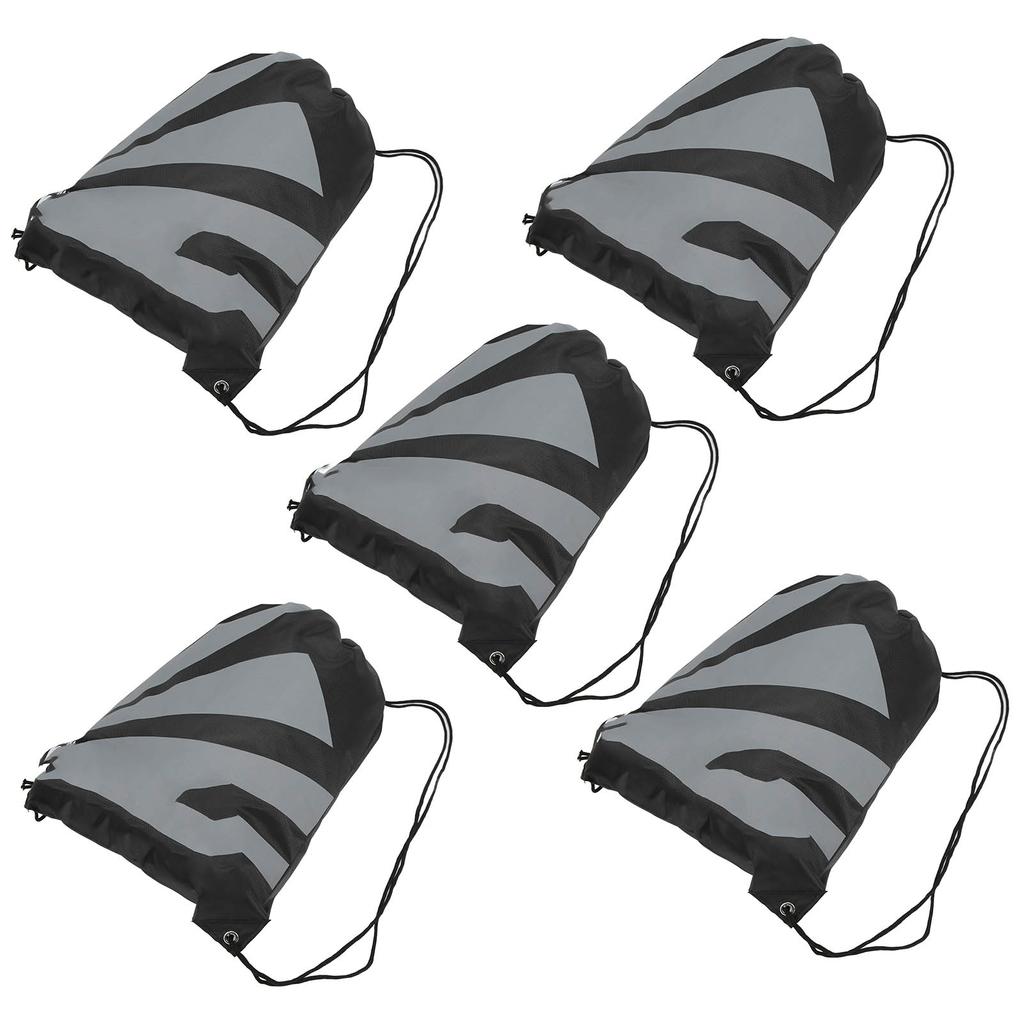 5-teiliges Set Outdoor Kordelzug Rucksack Wasserdicht Faltbare Sporttasche Strand Schwimmen Tasche