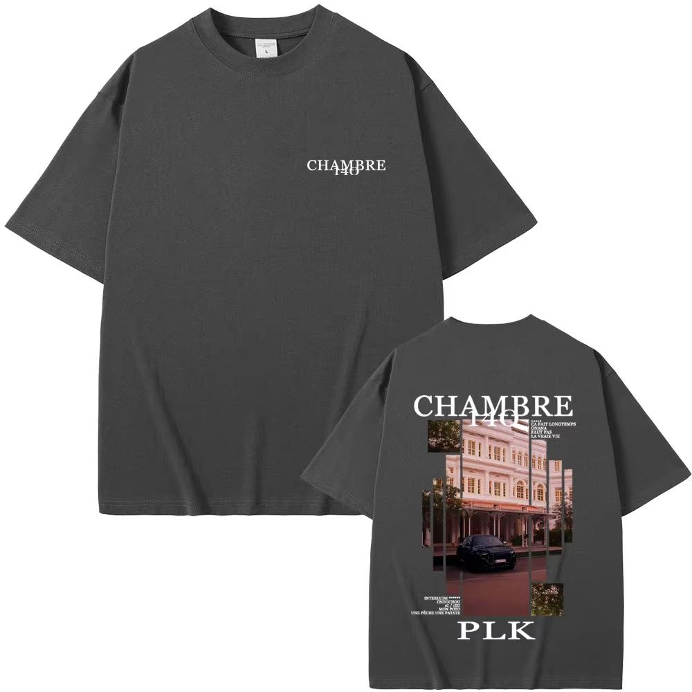 Rapper Plk Chambre 140 Album Graphic Tshirt Unisexs Unisex Hip Hop Fashion Pop Music Tshirts Unisexs Casual Cotton Vintage T Shirts