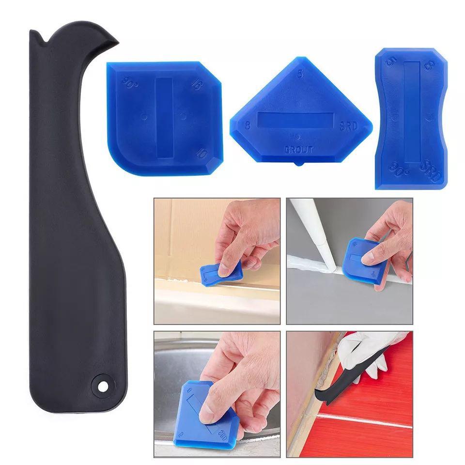 35-Piece Silicone Caulking Tool Set: Trowel, Scraper, Remover for Home Use