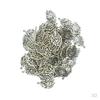100pcs silver color feather Charms for Necklace Jewelry Making Accessories
