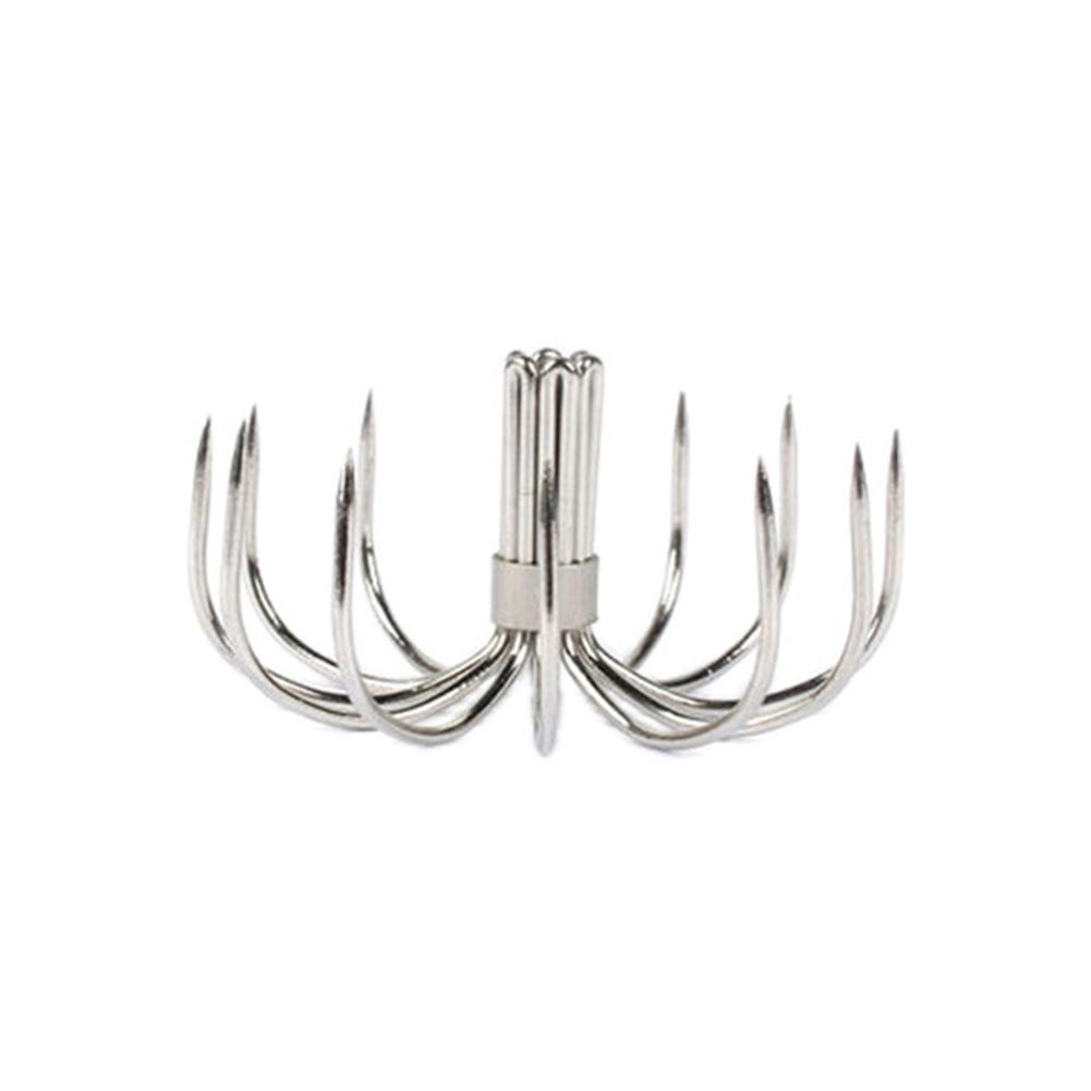 12 Needles Hook Stainless Steel Barbless Hook Accessories for birthday gifts