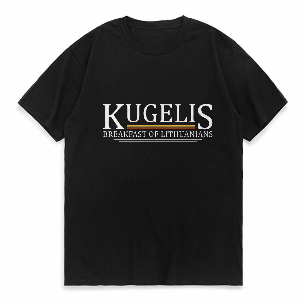 Kugelis Breakfast Of Lithuanians Funny Lithuanian Food Tshirts for Men New Arrival Fashion Tops  Tees