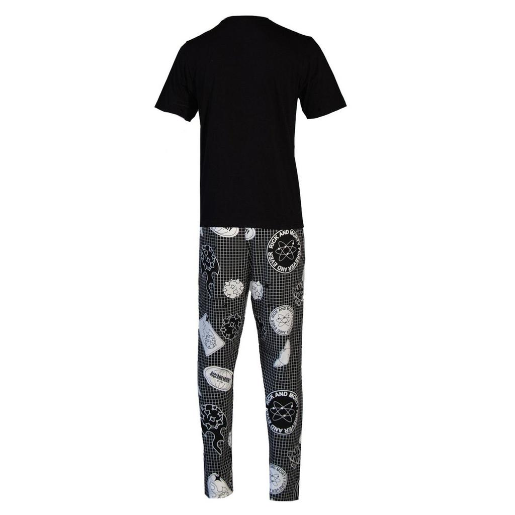 Rick And Morty Mens Grid Pyjama Set