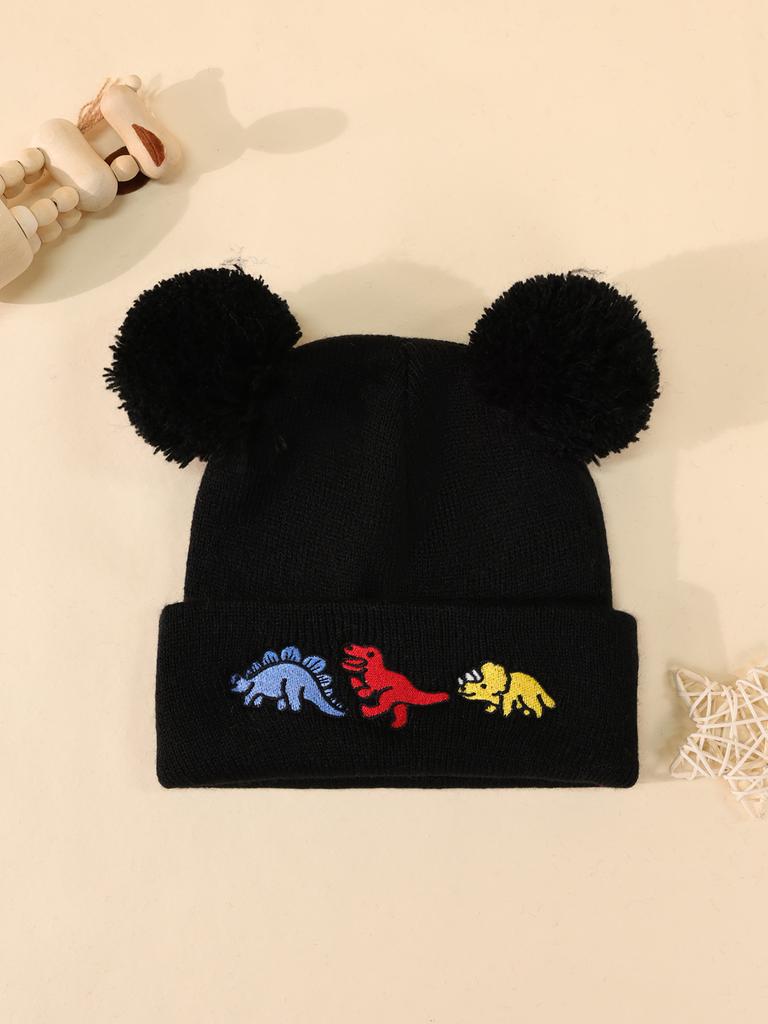 Knitted Hat Embroidery Various Candy Colors Men'S And Women'S Cold Hats Pullover Hats Couple Embroidery Knitted Wool Hats