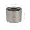 LIXADA Titanium Alcohol Stove, Lightweight, for Camping and Hiking (Titanium) [Alcohol Stove Only]