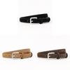 Minimalist Leather Belt For Women With Pin Buckle For Casual And Office Wear
