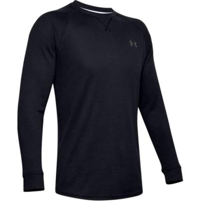 Maglietta da allenamento a maniche lunghe raglan stampata con scollo rotondo da uomo Top Nero 1302355-001