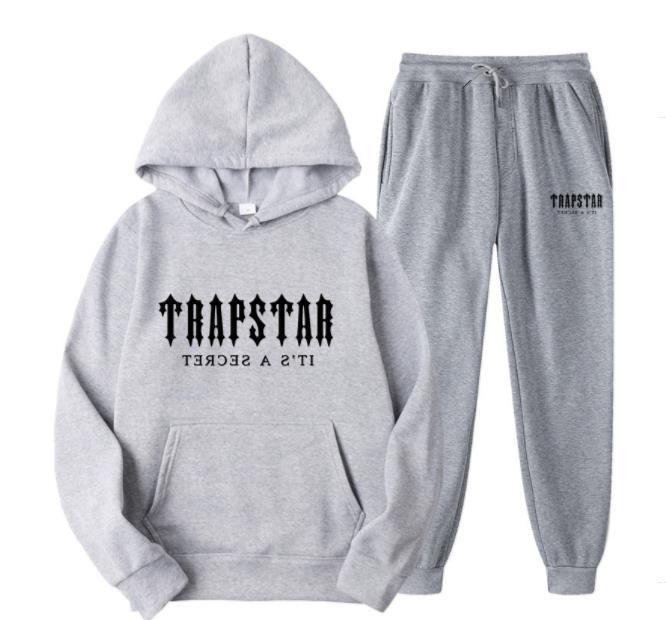TRAP Letter Print Tracksuit Set Unisex