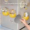 Creative Pear-Shaped Magnet Storage Container PP Material Space Saving Storage Case Wall-Mounted Magnetic Basket Home Use