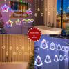 USB LED Icicle String Lights with Star & Curtain Design for Christmas