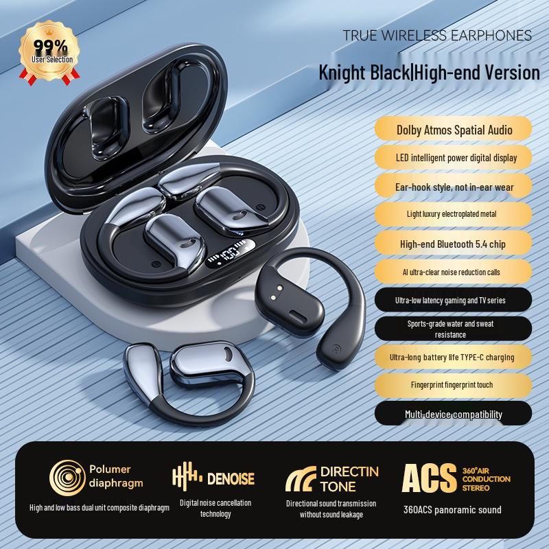 

M75 Bluetooth Headset 2024 - Compatible with Honor 200 & Huawei, Wireless Over-Ear Sports Design