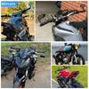 Para 7/8" 22mm Motocyklowe Lusterka Bar End Owalne Niebieskie Szkła Boczne Lusterko Wsteczne Uniwersalne dla Motocross Moto