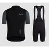 Maßgeschneidertes Radtrikot-Set Kurzarm-Oberteil Shorts Fahren Atmungsaktiv Feuchtigkeitstransportierend Unisex